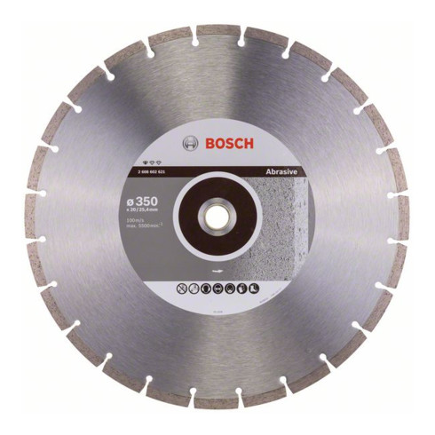 Disque de coupe diamanté standard pour abrasif Bosch 20.00/25.40