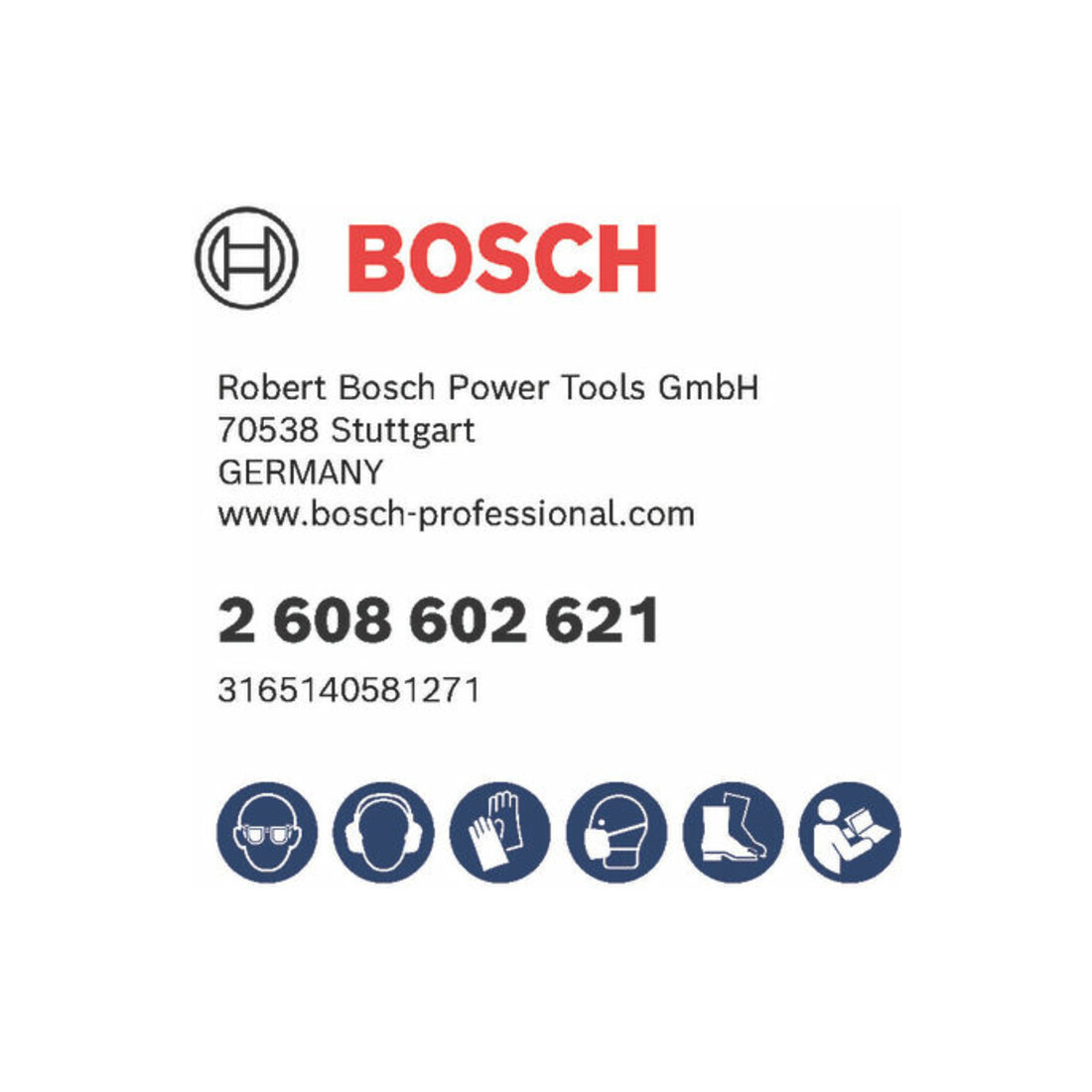 Disque de coupe diamanté standard pour abrasif Bosch 20.00/25.40