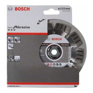 Le disque diamanté Bosch, le meilleur pour l'abrasif