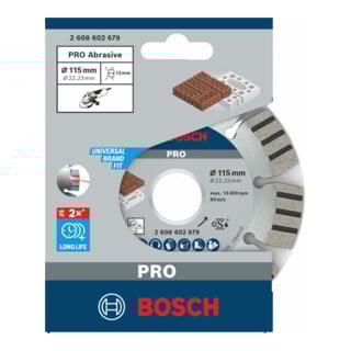 Le disque diamanté Bosch, le meilleur pour l'abrasif
