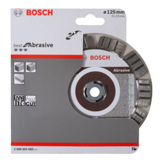 Le disque diamanté Bosch, le meilleur pour l'abrasif