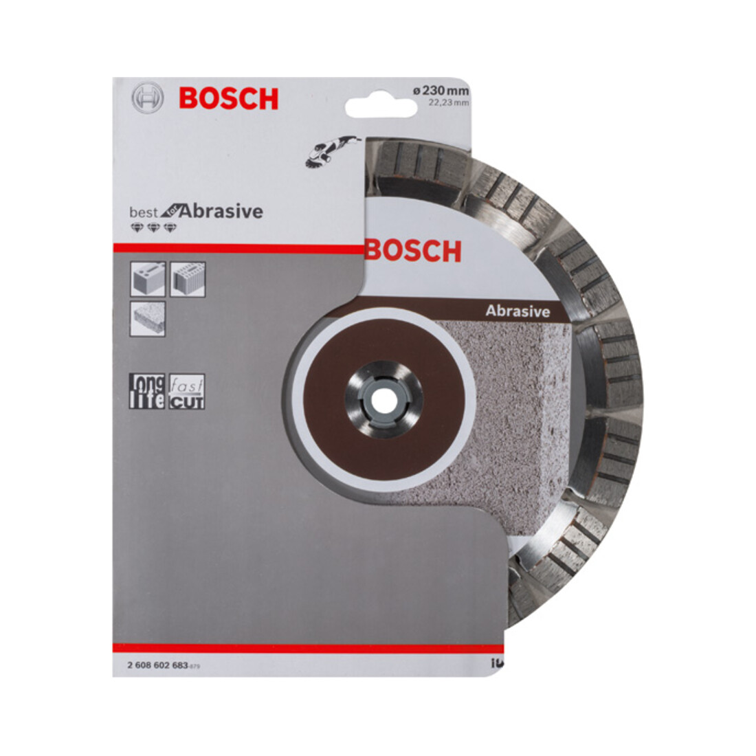 Disque à tronçonner diamanté Best for Abrasive 230 x 22,23 x 2,4 x 15 mm