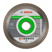 Le disque diamanté Bosch, le meilleur pour la céramique extra-propre Turbo