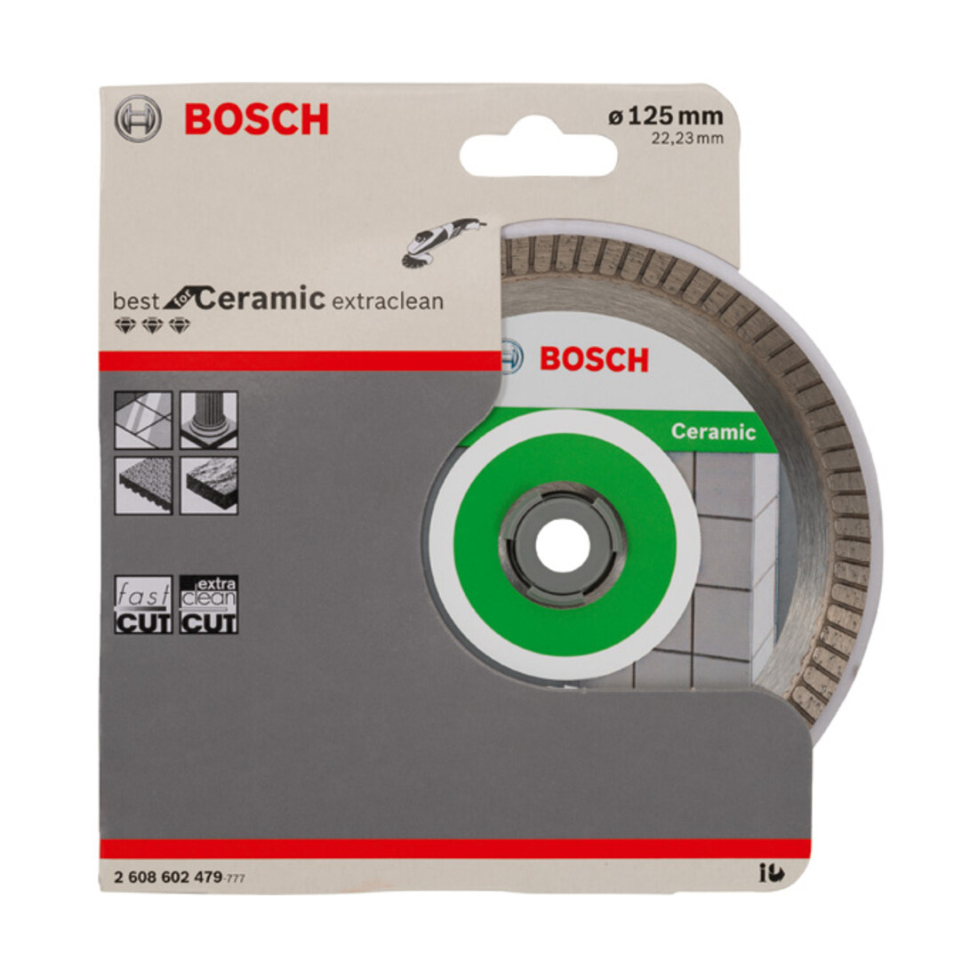 Le disque diamanté Bosch, le meilleur pour la céramique extra-propre Turbo