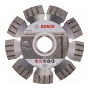 Le disque diamanté Bosch, le meilleur pour le béton