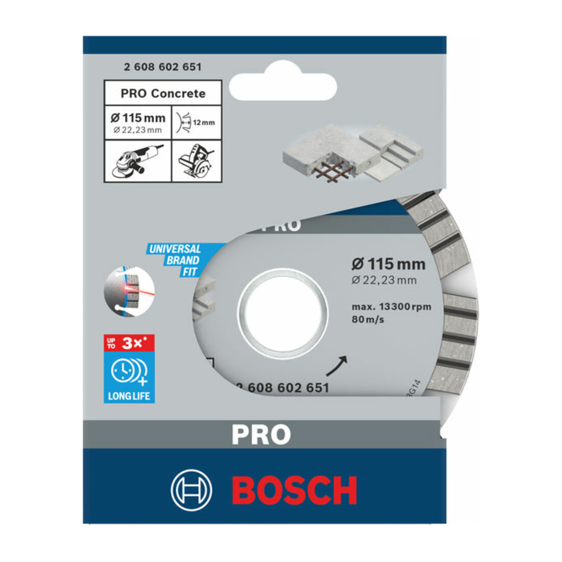 Disque à tronçonner diamanté Best for Concrete 115 x 22,23 x 2,2 x 12 mm