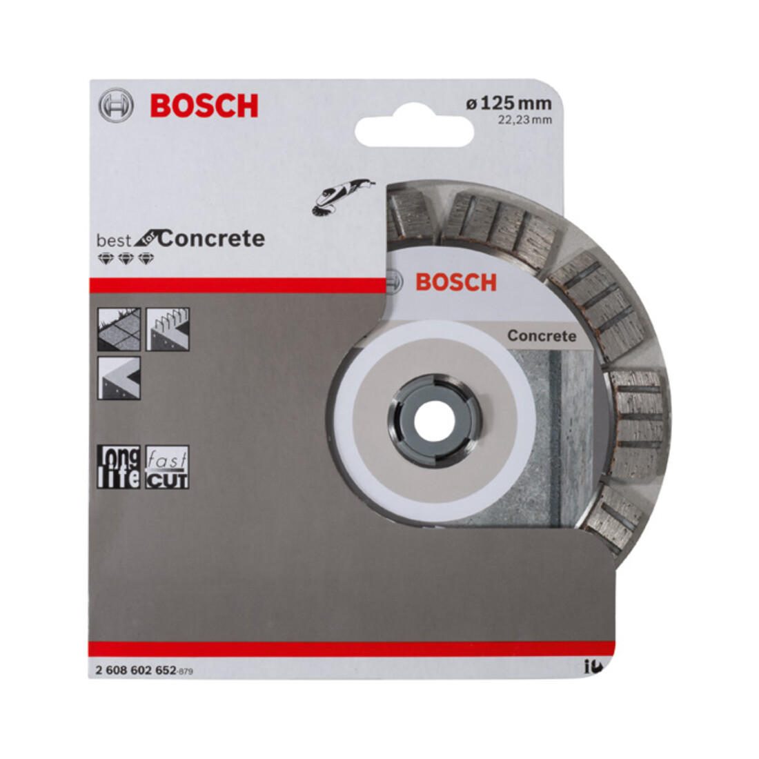 Disque à tronçonner diamanté Best for Concrete 125 x 22,23 x 2,2 x 12 mm