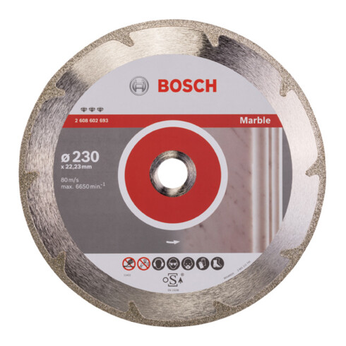 Disque à tronçonner diamanté Best for Marble 230 x 22,23 x 2,2 x 3 mm
