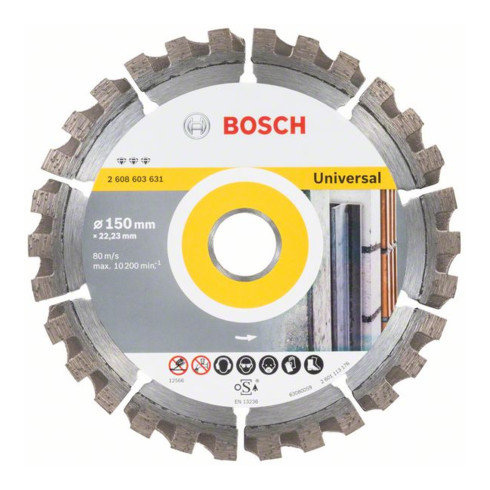 Disque à tronçonner diamanté Best for Universal 150 x 22,23 x 2,4 x 12 mm