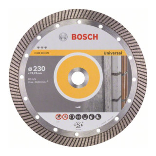 Le disque diamanté Bosch le mieux adapté à Universal Turbo