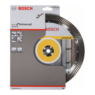 Le disque diamanté Bosch le mieux adapté à Universal Turbo