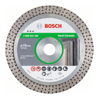 Le disque diamanté Bosch, le meilleur pour la céramique dure