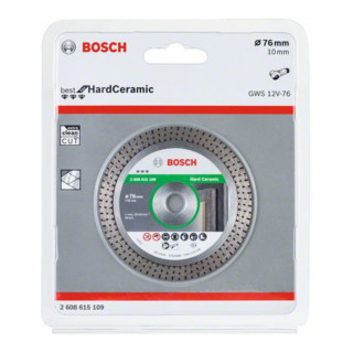 Le disque diamanté Bosch, le meilleur pour la céramique dure