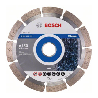 Disque diamanté Bosch standard pour béton armé, maçonnerie de toutes sortes, chape et pierre naturelle