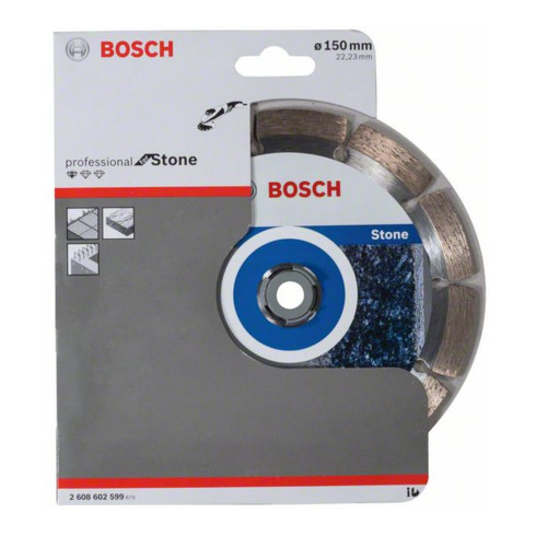 Disque à tronçonner diamanté Bosch Standard for Stone 150 x 22,23 x 2 x 10 mm