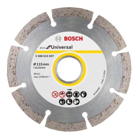 Disque à tronçonner diamanté Eco For Universal Bosch