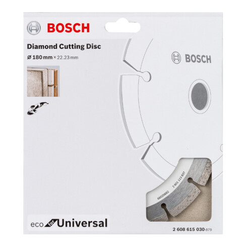 Disque à tronçonner diamanté Eco For Universal Bosch