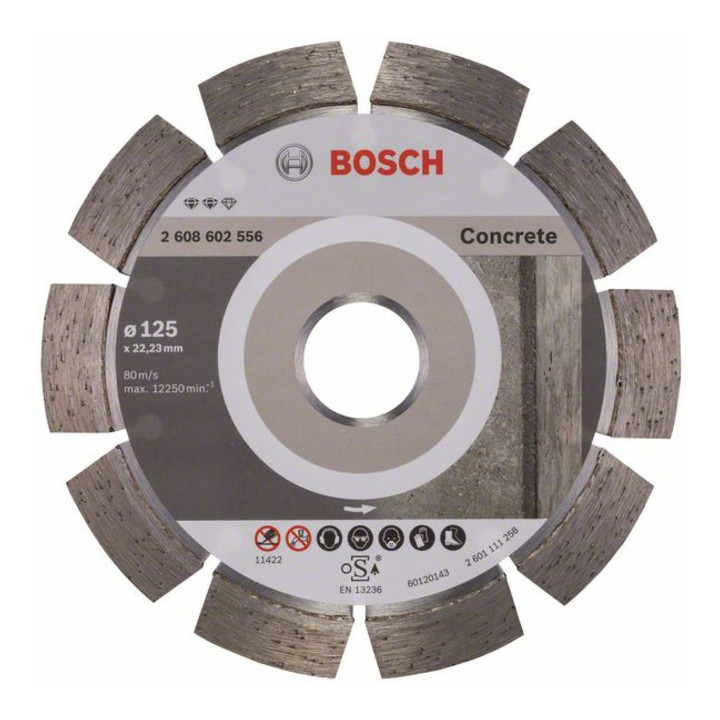 Disque à tronçonner diamanté Expert for Concrete 125 x 22,23 x 2,2 x 12 mm