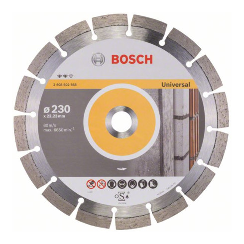 Disque à tronçonner diamanté Expert for Universal 230 x 22,23 x 2,4 x 12 mm