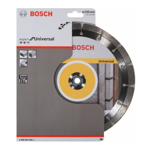 Disque à tronçonner diamanté Expert for Universal 230 x 22,23 x 2,4 x 12 mm