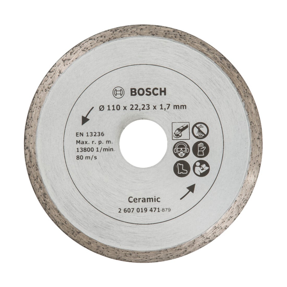 Disque à tronçonner diamanté Bosch pour carrelage