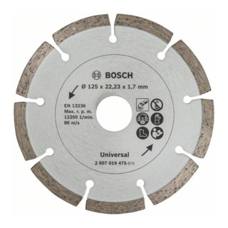 Lame de scie diamant Bosch pour matériaux de construction