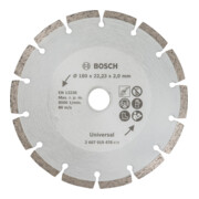 Disque à tronçonner diamanté pour matériaux de construction, Ø 180 mm
