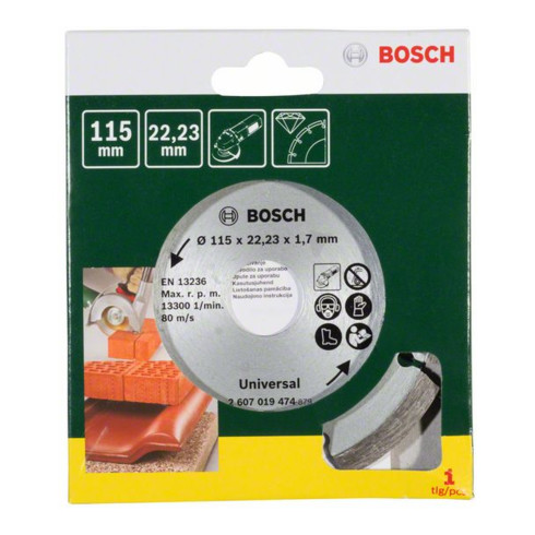 Lame de scie diamant Bosch pour matériaux de construction