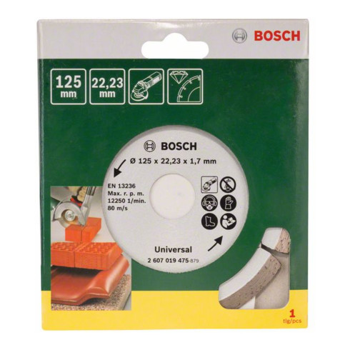 Lame de scie diamant Bosch pour matériaux de construction