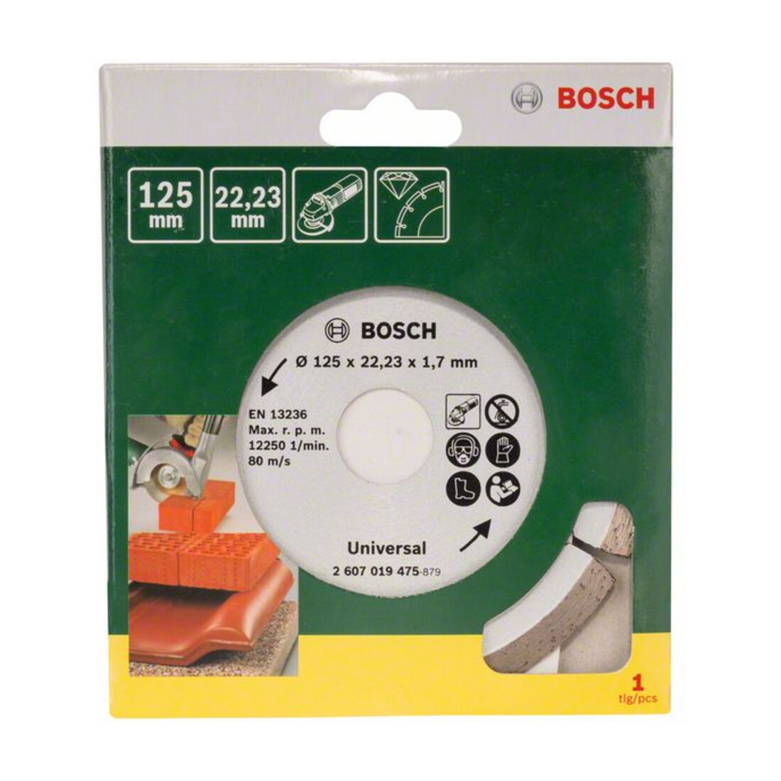 Lame de scie diamant Bosch pour matériaux de construction
