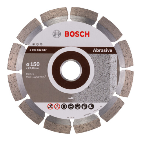 Disque à tronçonner diamanté Standard for Abrasive 150 x 22,23 x 2 x 10 mm