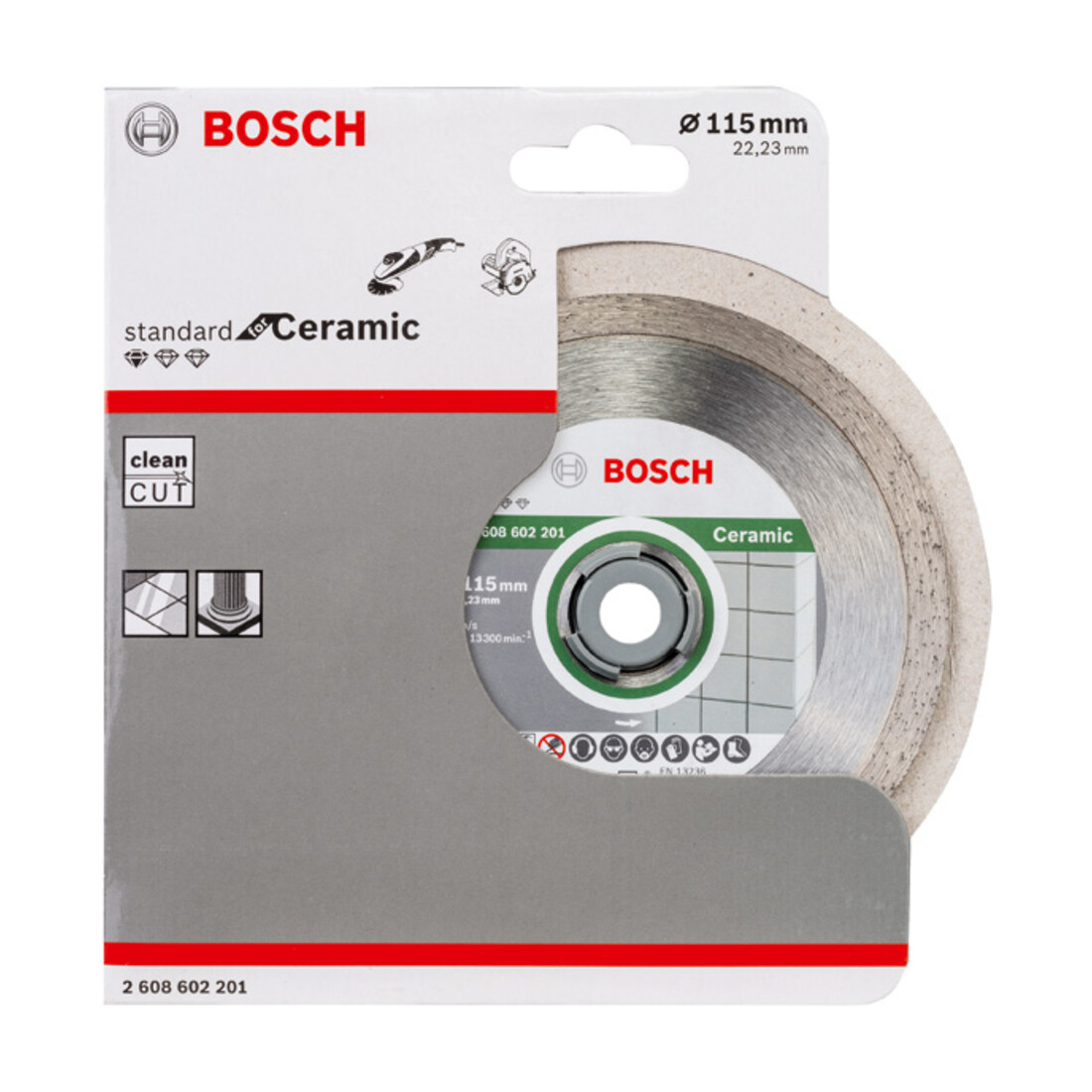 Disque à tronçonner diamanté Standard for Ceramic 115 x 22,23 x 1,6 x 7 mm