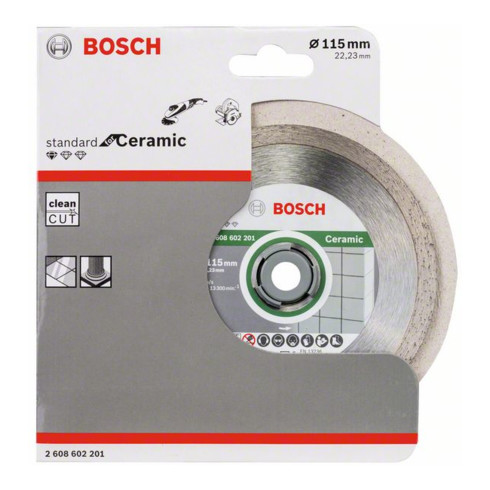 Disque à tronçonner diamanté Standard for Ceramic 115 x 22,23 x 1,6 x 7 mm