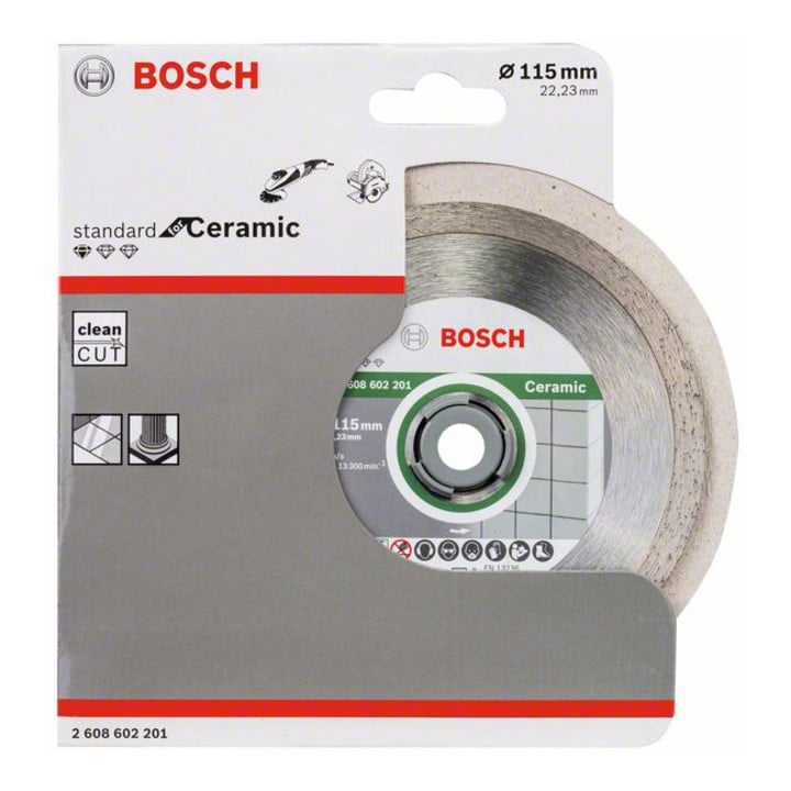 Disque à tronçonner diamanté Standard for Ceramic 115 x 22,23 x 1,6 x 7 mm