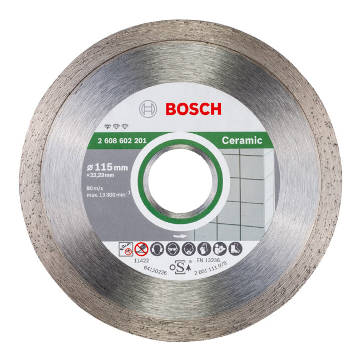 Disque à tronçonner diamanté Standard for Ceramic 115 x 22,23 x 1,6 x 7 mm
