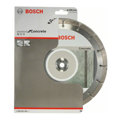 Disque à tronçonner diamanté Standard for Concrete 230 x 22,23 x 2,3 x 10 mm