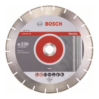 Lame de scie diamant Bosch Standard pour marbre