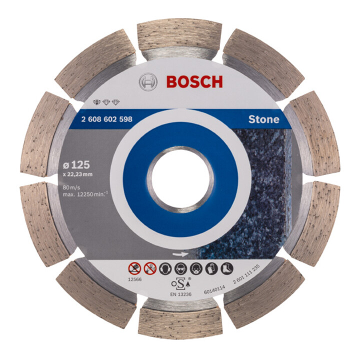 Disque à tronçonner diamanté Standard for Stone 125 x 22,23 x 1,6 x 10 mm