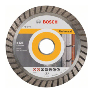 Lame de scie diamantée Bosch Standard pour Universal Turbo