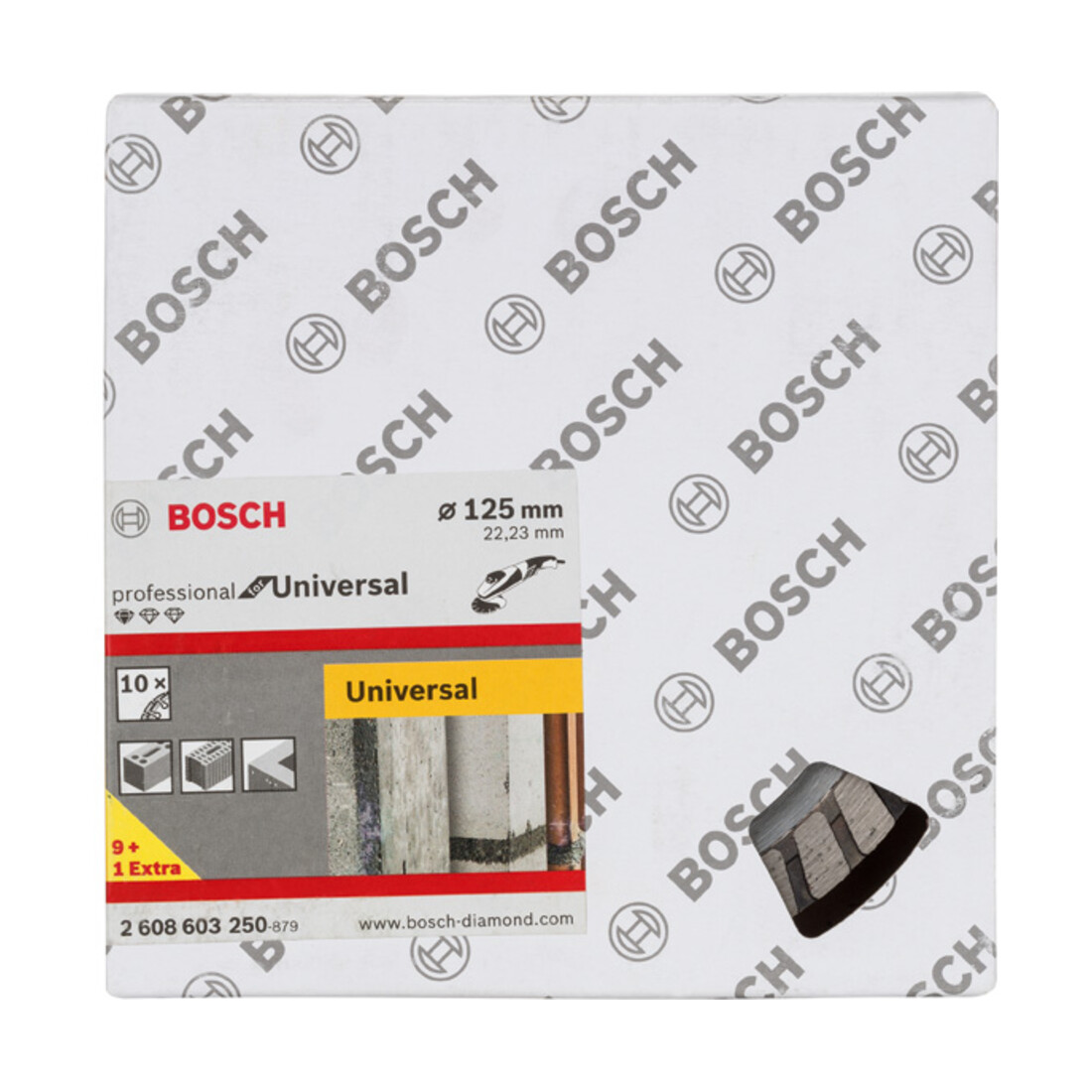 Disque à tronçonner diamanté Standard for Universal Turbo 125 x 22,23 x 2 x 10 mm