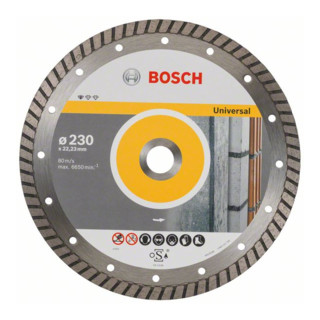 Lame de scie diamantée Bosch Standard pour Universal Turbo