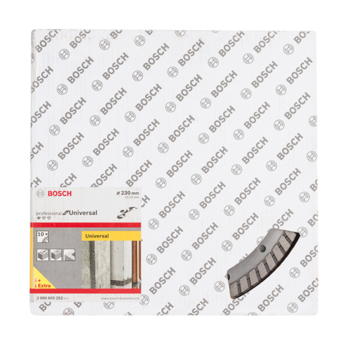 Disque à tronçonner diamanté Standard for Universal Turbo 230 x 22,23 x 2,5 x 10 mm