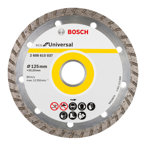 Disque à tronçonner diamanté Turbo Eco For Universal Bosch