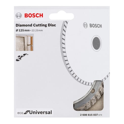 Disque à tronçonner diamanté Turbo Eco For Universal Bosch