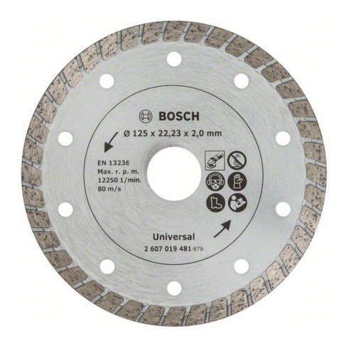 Disque de coupe diamant Bosch Turbo