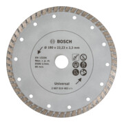 Disque de coupe diamant Bosch Turbo-1