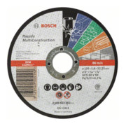 Disque à tronçonner droit Bosch Rapido Multi Construction ACS 46 V BF, 125 mm, 22,23 mm, 1,6-1