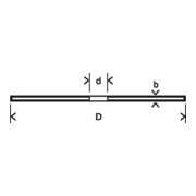 Disque à tronçonner droit Bosch, Standard for Metal 115 mm, 22.23 mm.-5