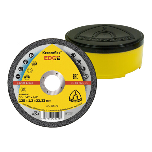Klingspor roue de tronçonnage EDGE, droite