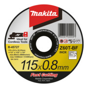 Disque à tronçonner Makita 115x0,8 mm, inox B-45727